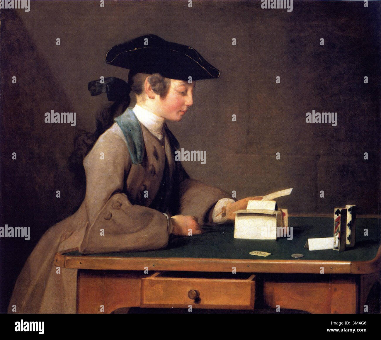 House of Cards ist eine politische Dramaserie, die Macht, Ambition und politisches Manövrieren in Washington, D.C. erforscht. Die Show befasst sich mit den komplexen Beziehungen und ethischen Dilemmas von Politikern, die Kontrolle und Einfluss suchen. Stockfoto