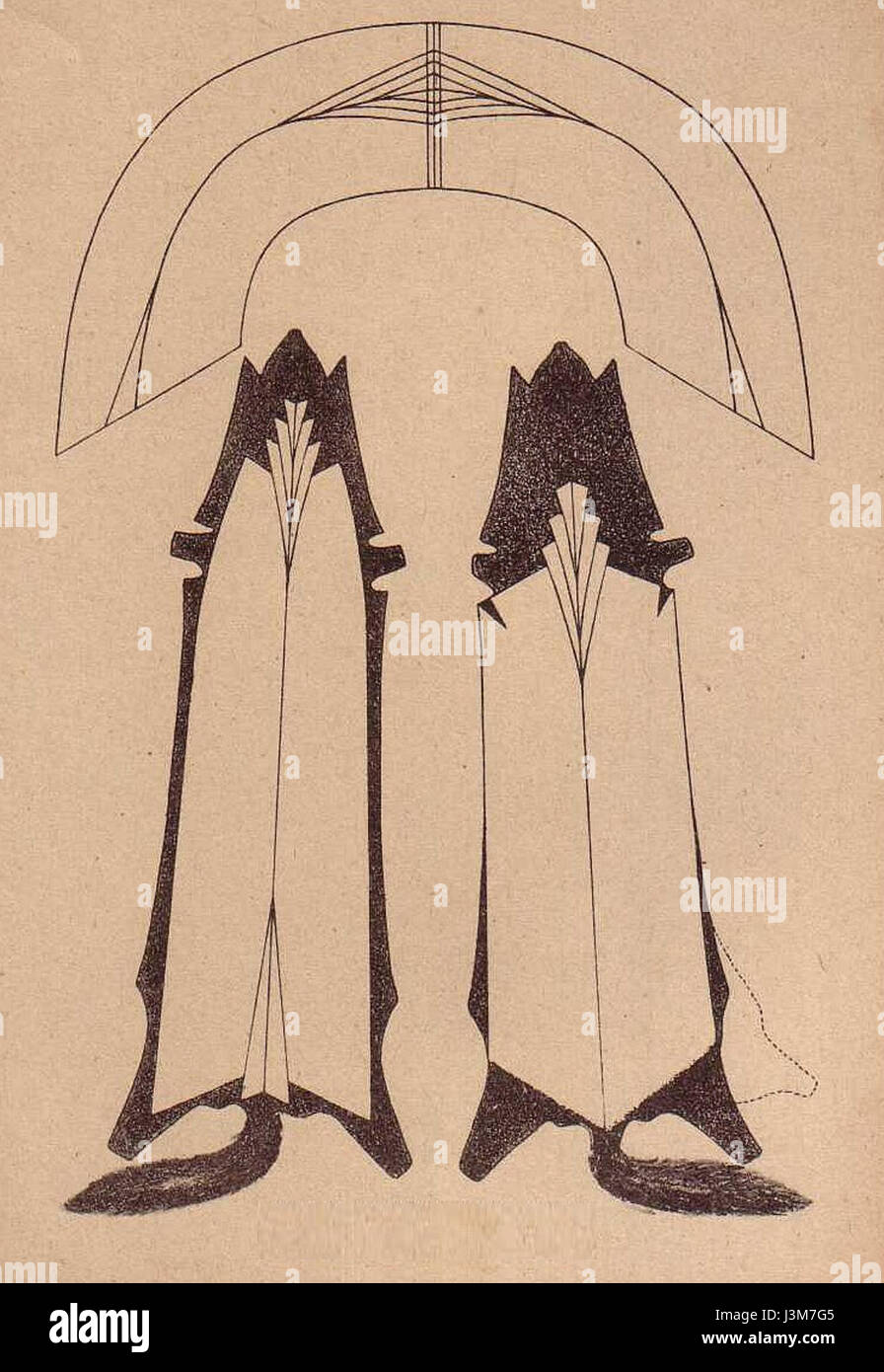 Handbuch Hanicke 63 (Zweifelliger Marder Oder Zobel Kragen) Stockfoto