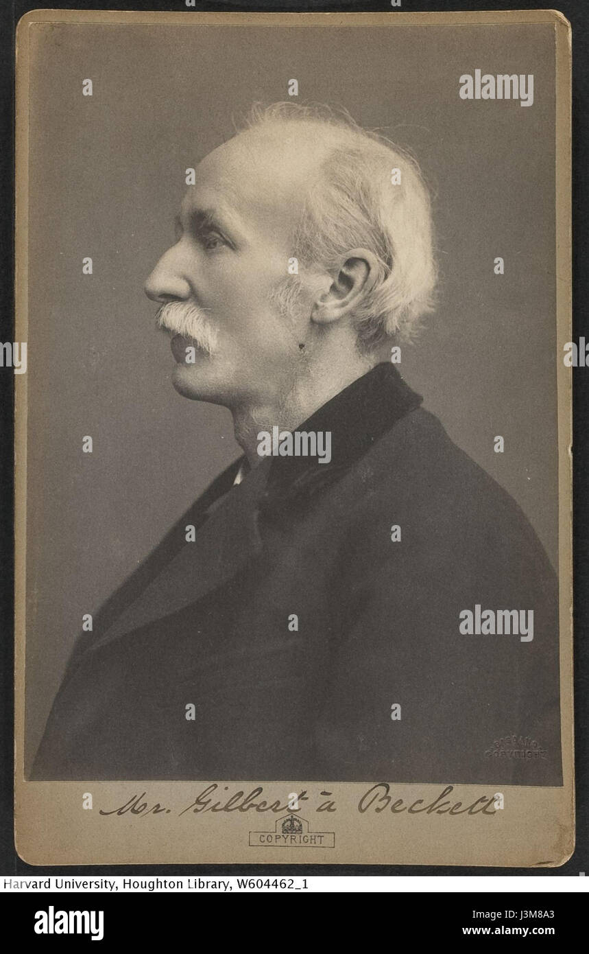 Harvard-Theater Sammlung Gilbert A. Beckett TCS 1.20 Stockfoto