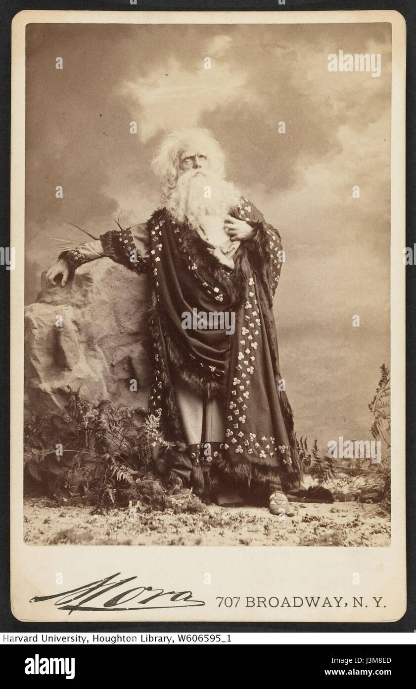 Harvard-Theater Sammlung Lawrence Barrett TCS 1,1453 Stockfoto