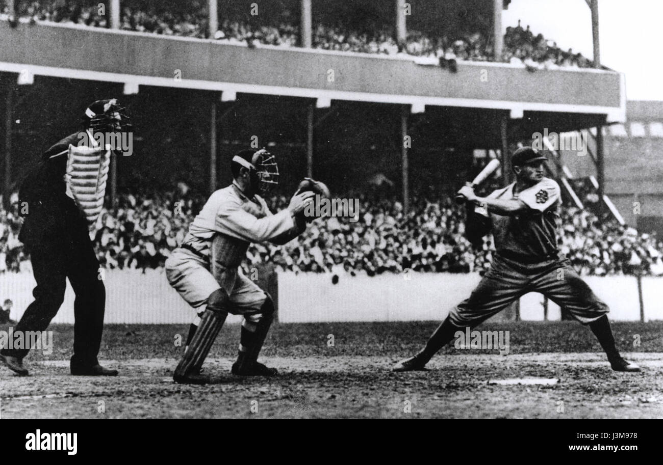 Die Baseballkarte Honus Wagner aus dem Jahr 1908 ist eines der berühmtesten und wertvollsten Sportsammlerstücke der Geschichte, mit dem berühmten Shortstop von den Pittsburgh Pirates. Stockfoto
