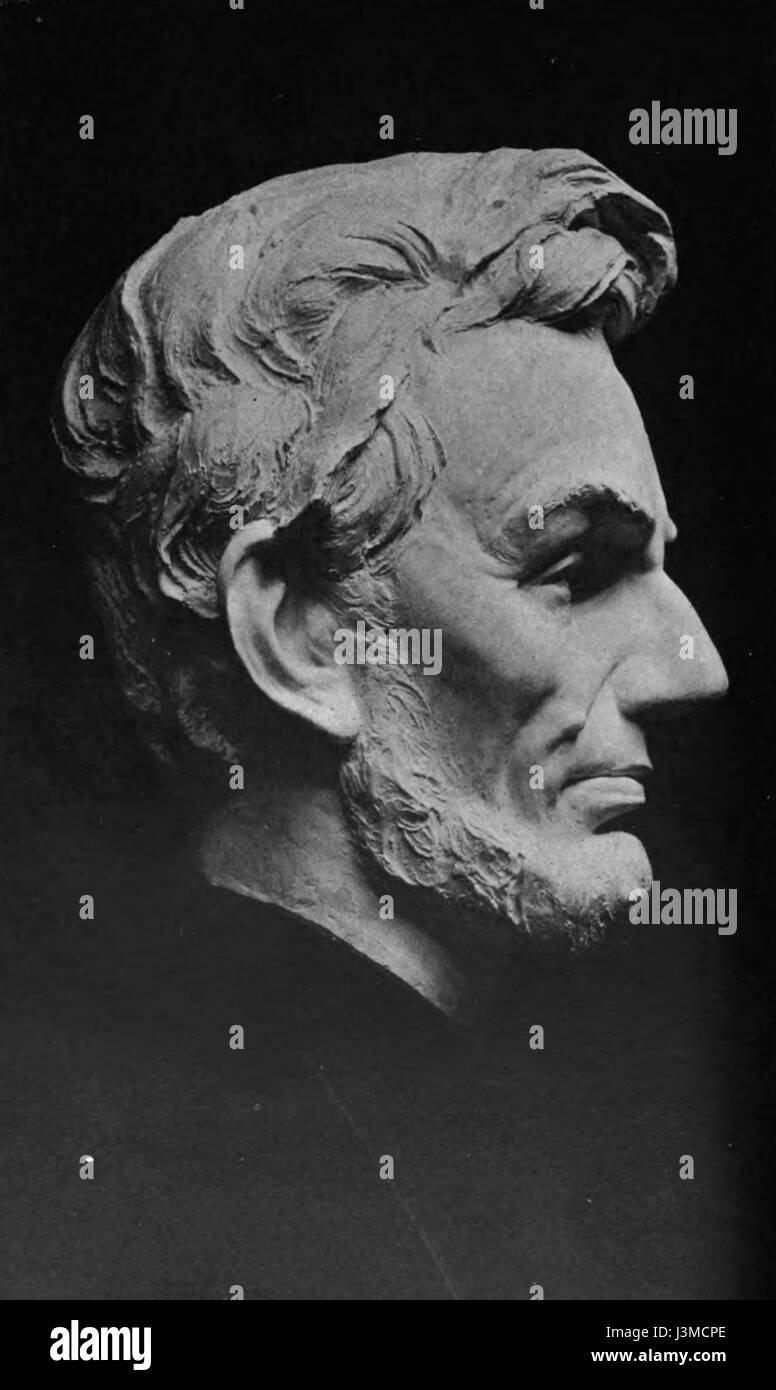 Head of Lincoln durch J. Otto Schweizer s. 12 Stockfoto