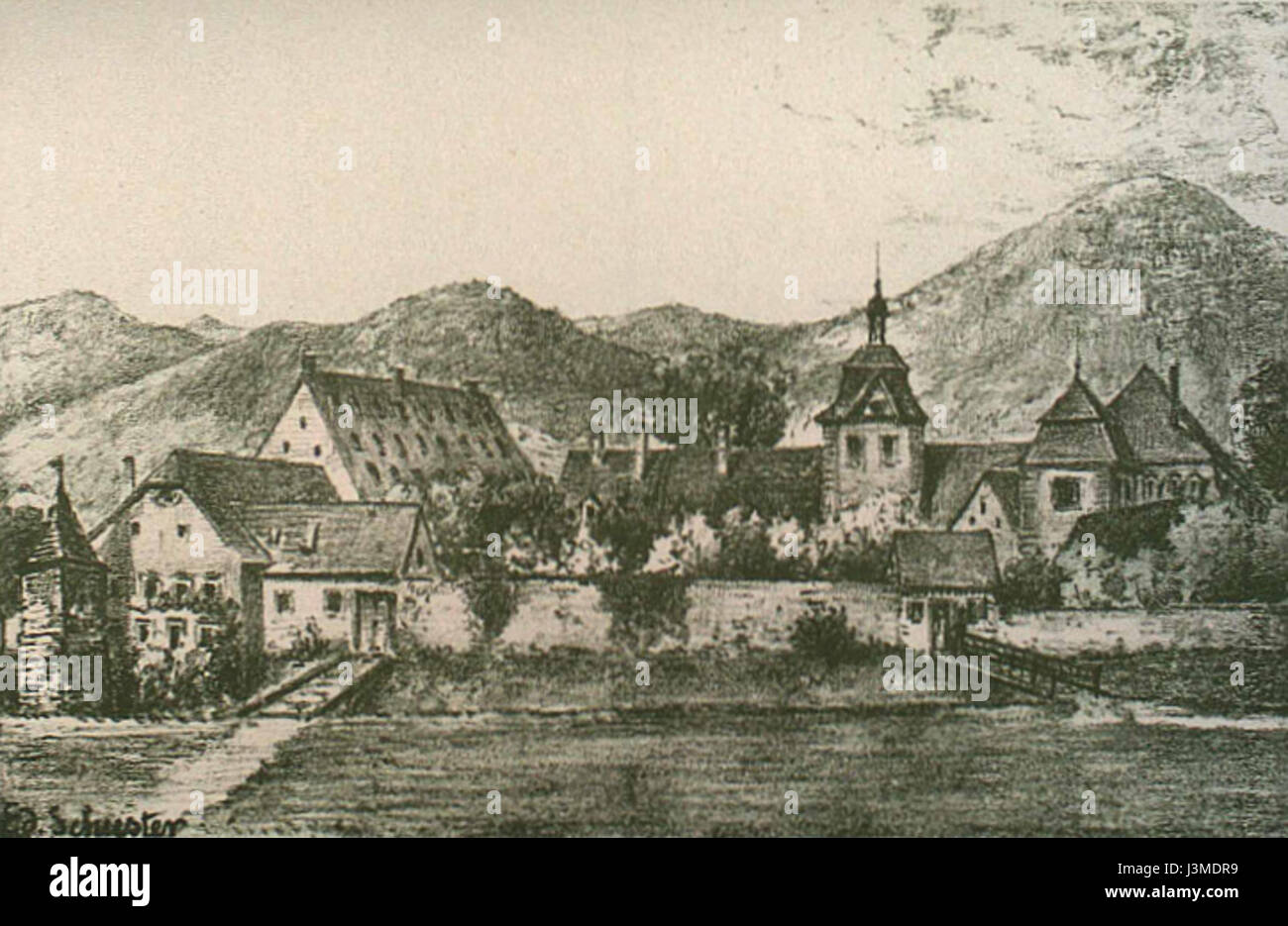 HeitersheimSchloss Heitersheim Schuster Stockfoto