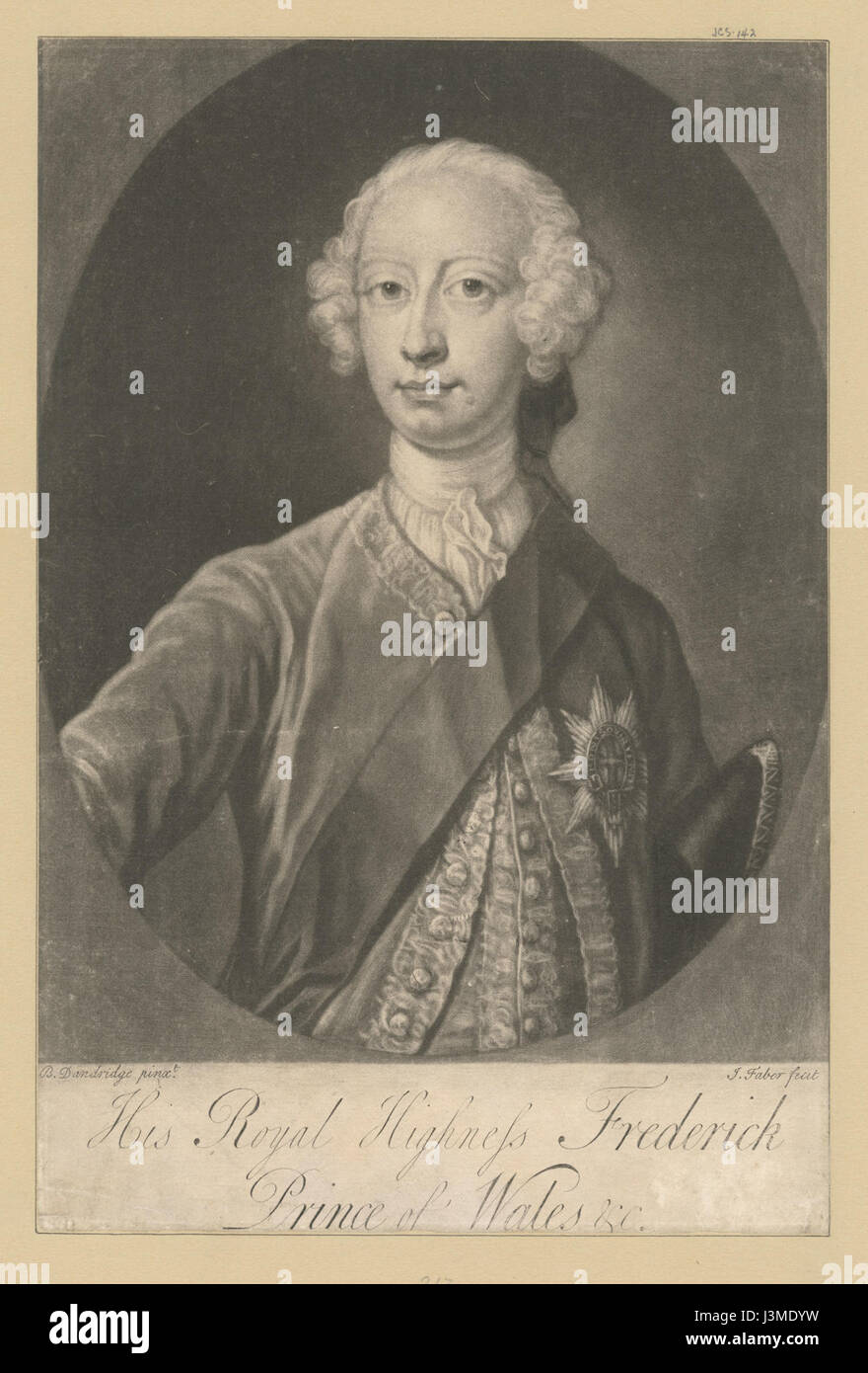 Seine königliche Hoheit Friedrich Prince Of Wales etc. (NYPL b12349151 423998) Stockfoto