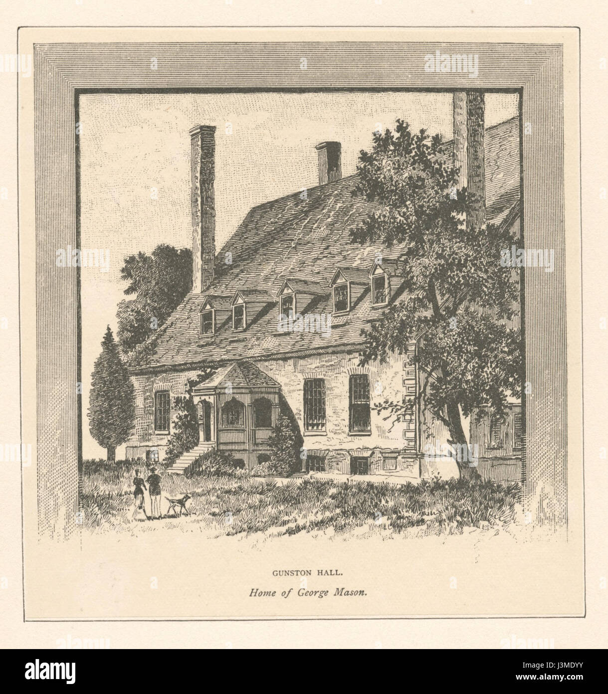 Gunston Hall, Heimat von George Mason (NYPL b12349151 421947) Stockfoto