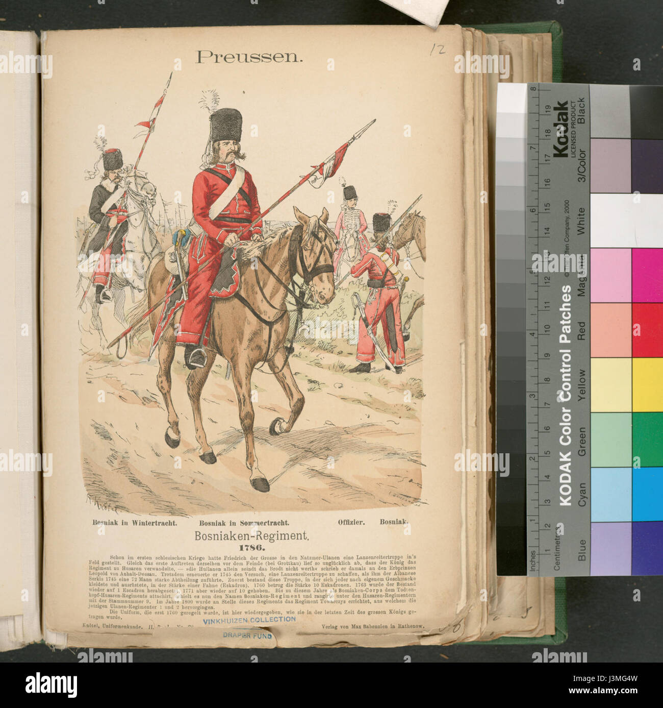 Dieser Titel bezieht sich auf historische Dokumente zu Deutschland und Preußen in der Zeit von 1786 bis 1789, die eine kritische Zeit in der europäischen Geschichte als politische Veränderungen festgehalten haben. Stockfoto