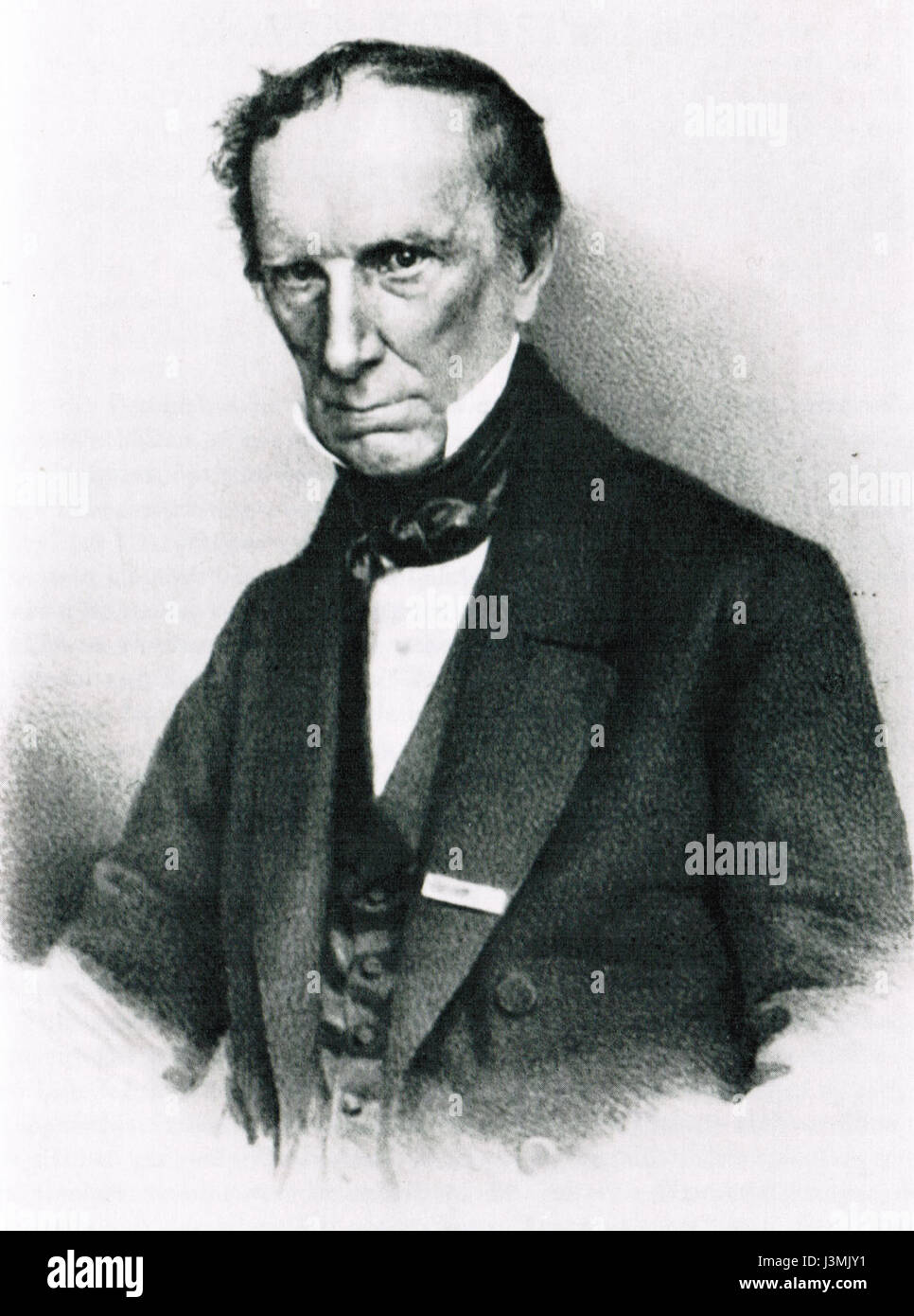 Giovan Battista Amici war ein italienischer Wissenschaftler, der für seine Beiträge zu Mikroskopie und botanischer Illustration im 19. Jahrhundert bekannt war. Stockfoto