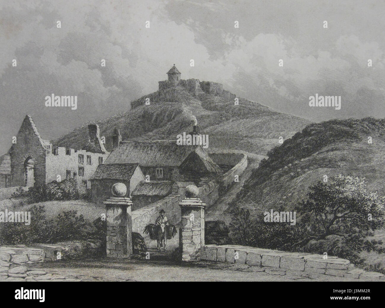 Historisch-topographische Beschreibung der Kanalinseln 1840 Robert Mudie 25 Stockfoto