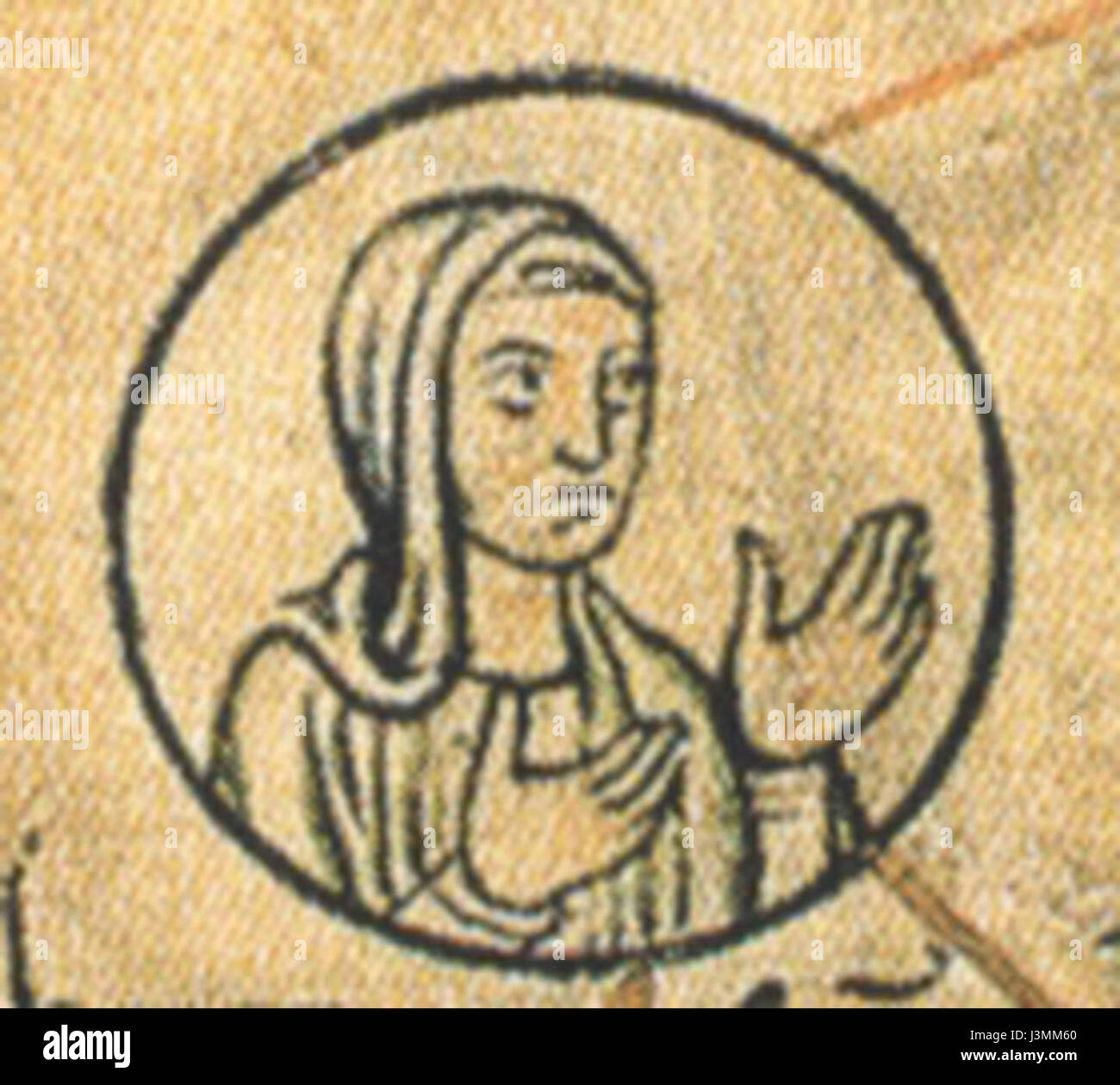 Hedwig von Sachsen war eine historische Figur, die für ihre Rolle im mittelalterlichen Europa, insbesondere in Sachsen, bekannt war. Möglicherweise sind weitere Untersuchungen erforderlich, um ihre Beiträge zu detaillieren. Stockfoto