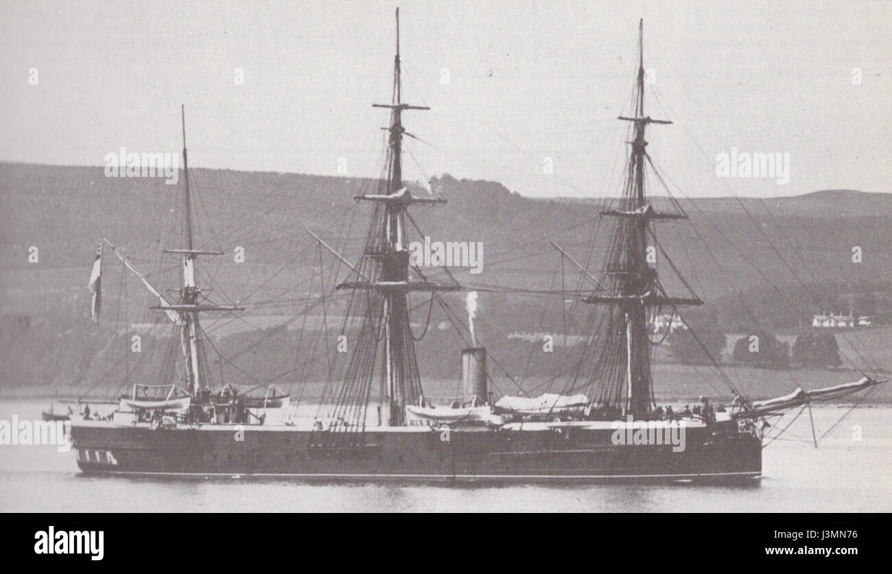 HMS Shannon (1875) Stockfoto