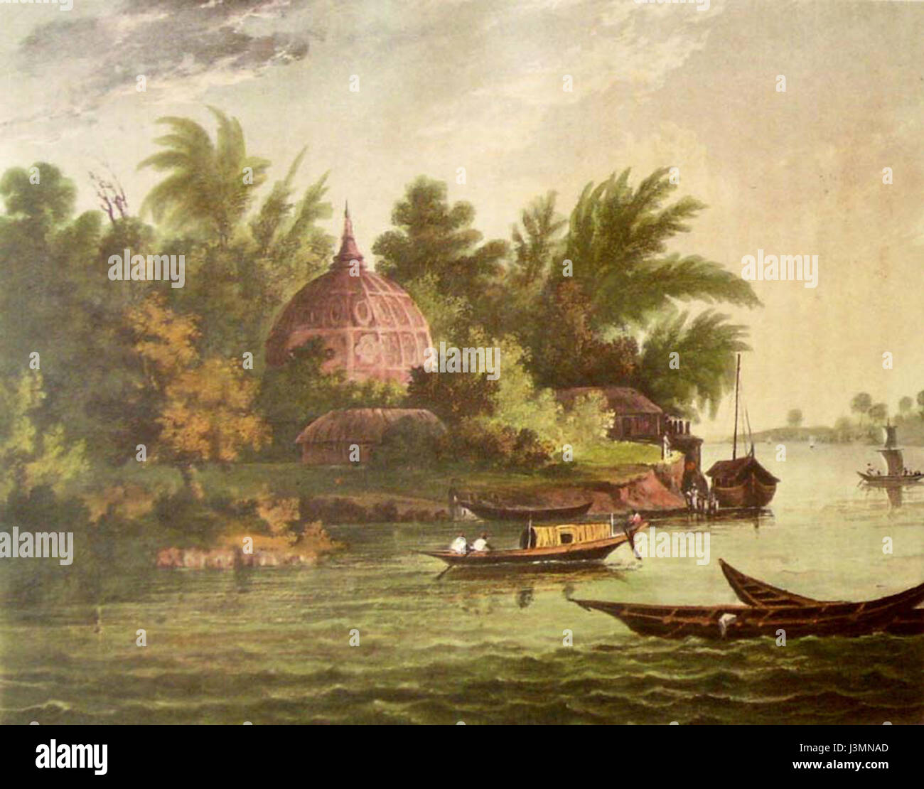 Hinduistische Dörfer sind Siedlungen, in denen die kulturellen und religiösen Praktiken des Hinduismus im Mittelpunkt stehen. Diese Dörfer pflegen traditionelle Bräuche und religiöse Rituale und sind ein wichtiger Bestandteil der indischen Kulturlandschaft. Stockfoto