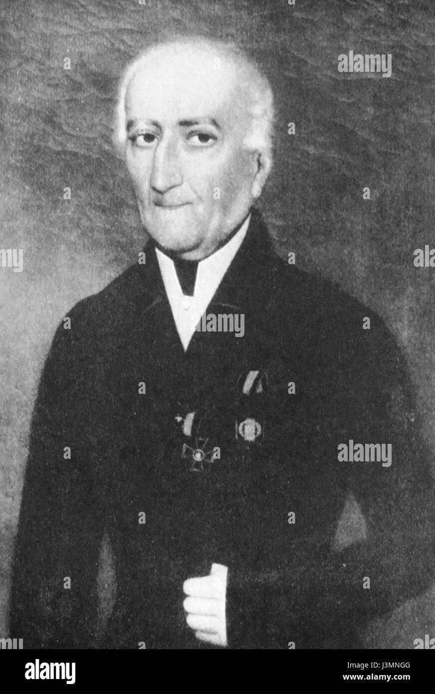 Hovnatanian. Porträt des Mizandari. 19. Jahrhundert Stockfoto