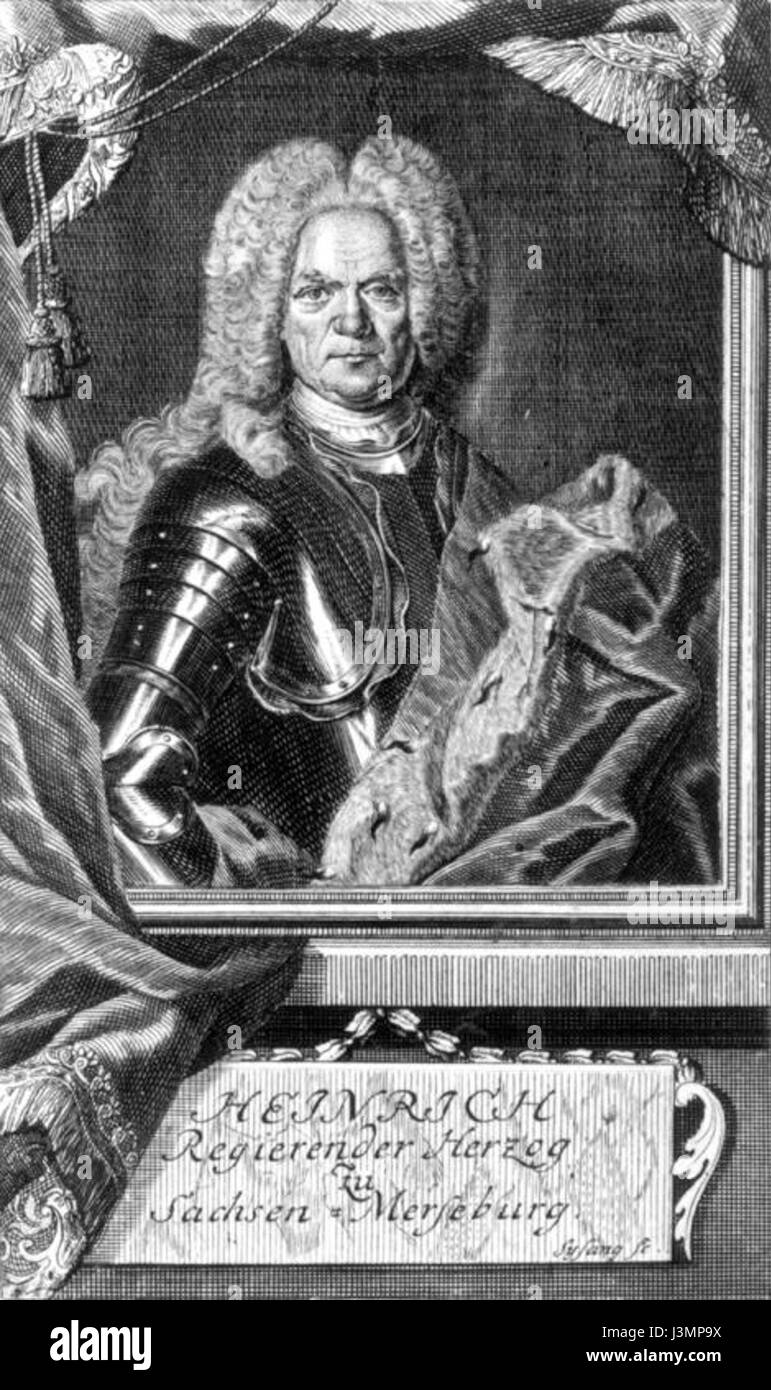Heinrich von Sachsen-Merseburg 2 Stockfoto