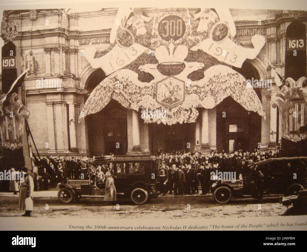 Haus des Volkes während der Feier 300Romanoffs eröffnet Stockfoto