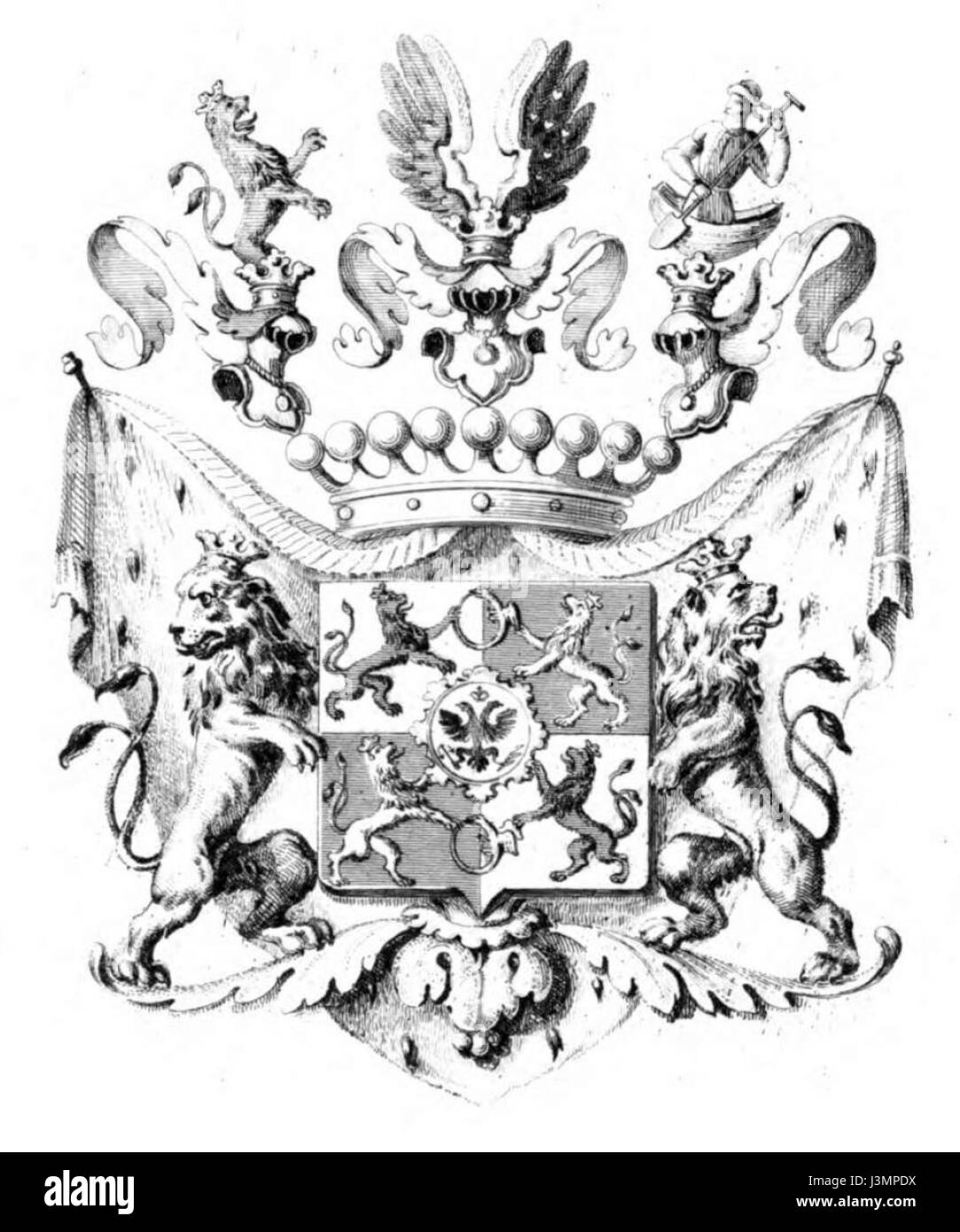 Graf Waldstein, eine historische Figur aus dem 17. Jahrhundert, war ein wichtiger militärischer Führer im Dreißigjährigen Krieg. Bekannt für seine Führung und seine Beiträge zum Heiligen Römischen Reich, wird sein Erbe im Kontext der europäischen Kriegsführung untersucht. Stockfoto