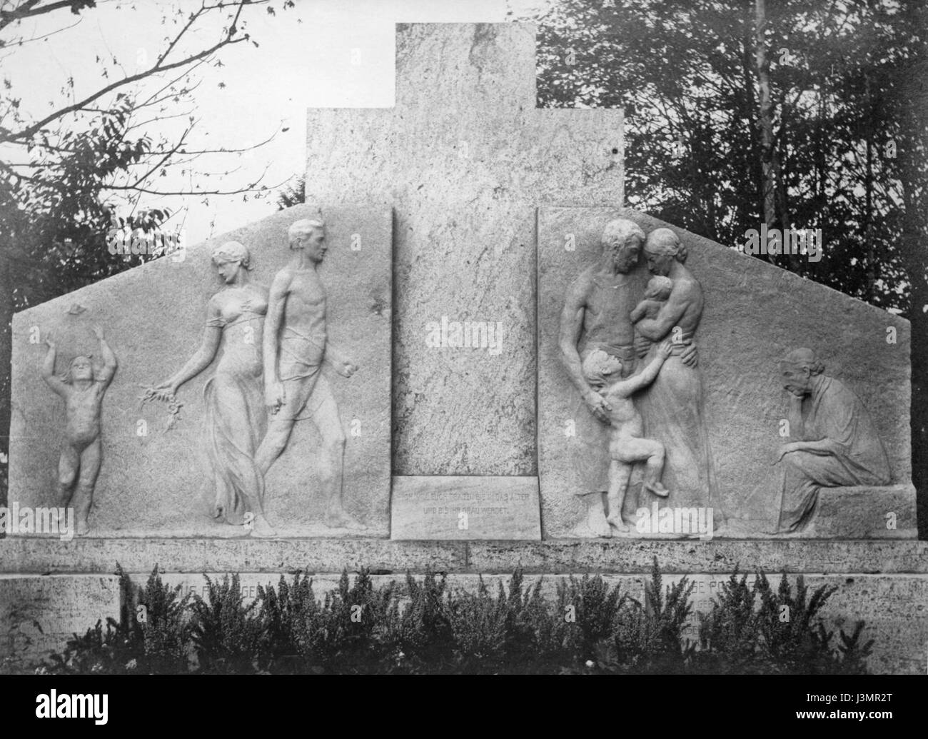 Gregor von Bochmann d J Grabmal Julius Poensgen Stockfoto