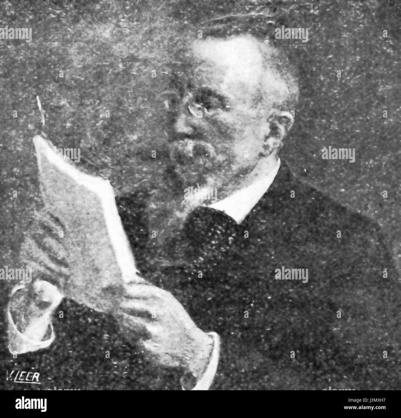 Hector Treub war ein in den Niederlanden geborener Wissenschaftler und Botaniker, der für seine Beiträge zum Studium der Pflanzenbiologie und zur Entwicklung botanischer Gärten bekannt ist. Seine Arbeit legte den Grundstein für moderne botanische Forschung in den Niederlanden und darüber hinaus. Stockfoto