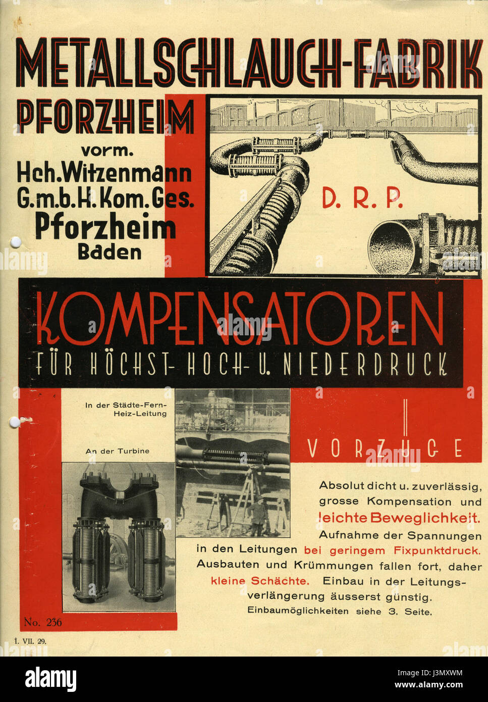 Ein historischer Verweis auf die Aussichten der Industrie, der sowohl hohe als auch niedrige Industrien im Kontext der industriellen Entwicklung abdeckt. Stockfoto