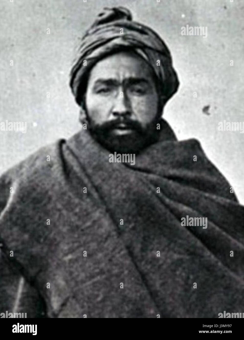 Habibullah Kalakani, auch bekannt als Bacha-e-Saqqao, war ein Führer in Afghanistan während des frühen 20. Jahrhunderts, bekannt für den kurzzeitigen Sturz der afghanischen Monarchie im Jahr 1929, bevor er besiegt und hingerichtet wurde. Stockfoto