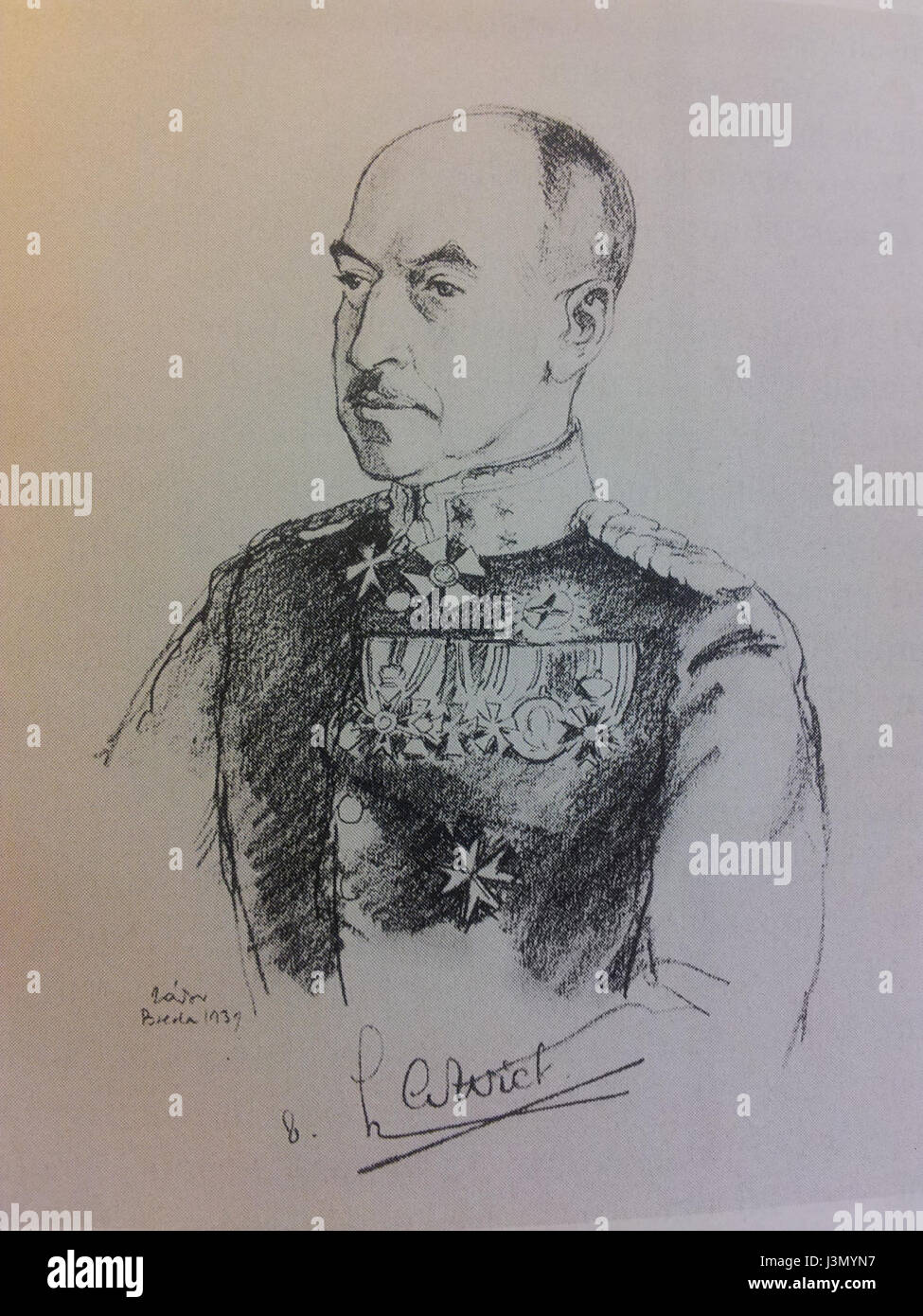 Charles Gustav Hugo Baron van Verlag Stockfoto