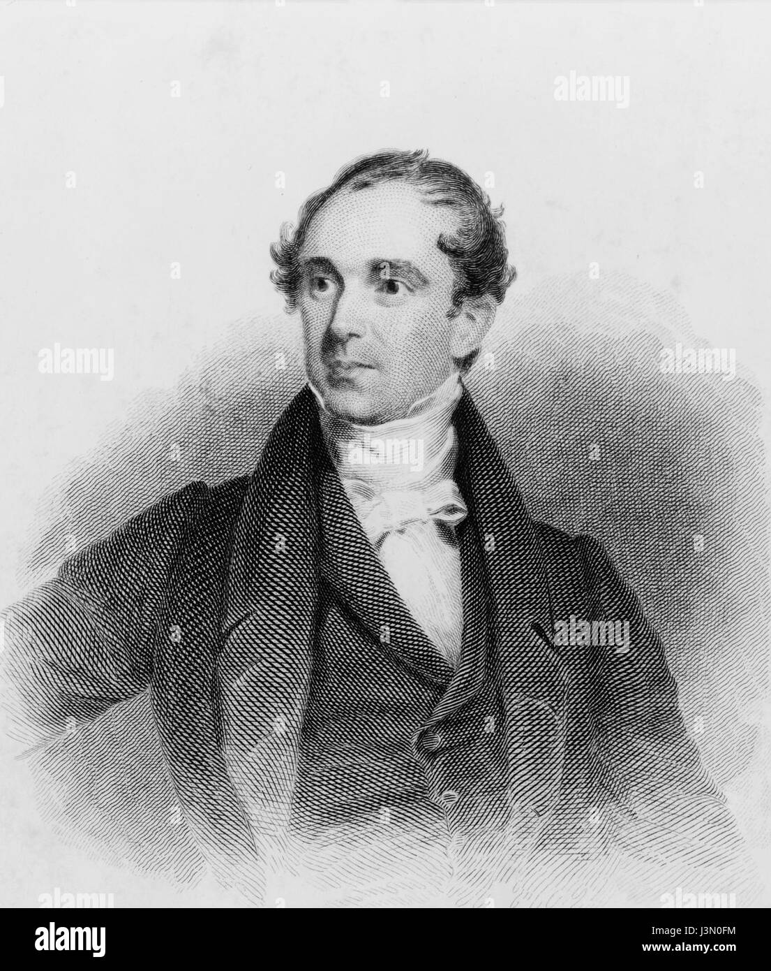 Henry D. Gilpin war von 1840 bis 1841 22. Attorney General der Vereinigten Staaten. Bekannt für seine Rolle in der Van-Buren-Regierung war er eine wichtige Figur in der frühen amerikanischen Rechtsgeschichte. Stockfoto