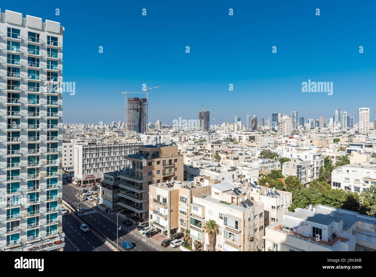 Stadtbild - 29. April 2017, Tel Aviv-Yafo, Israel Stockfoto