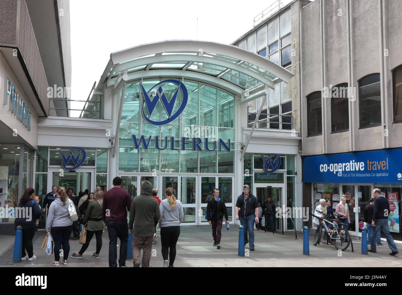 Dudley Street, Wolverhampton Stockfotografie Alamy