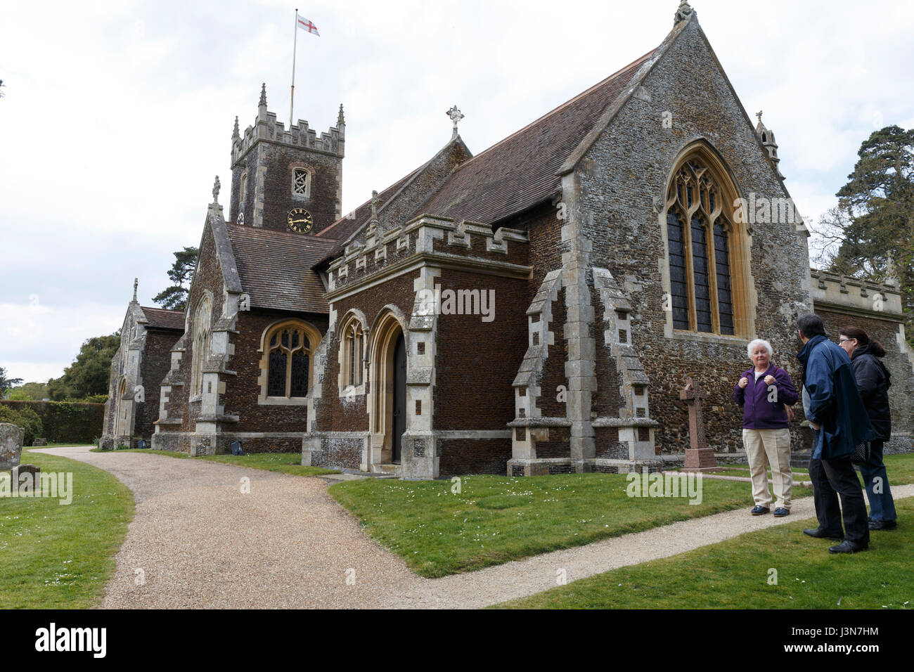 Die Kirche von St. Mary Magdaline auf Sandringham Anwesen In Norfolk, Großbritannien Stockfoto