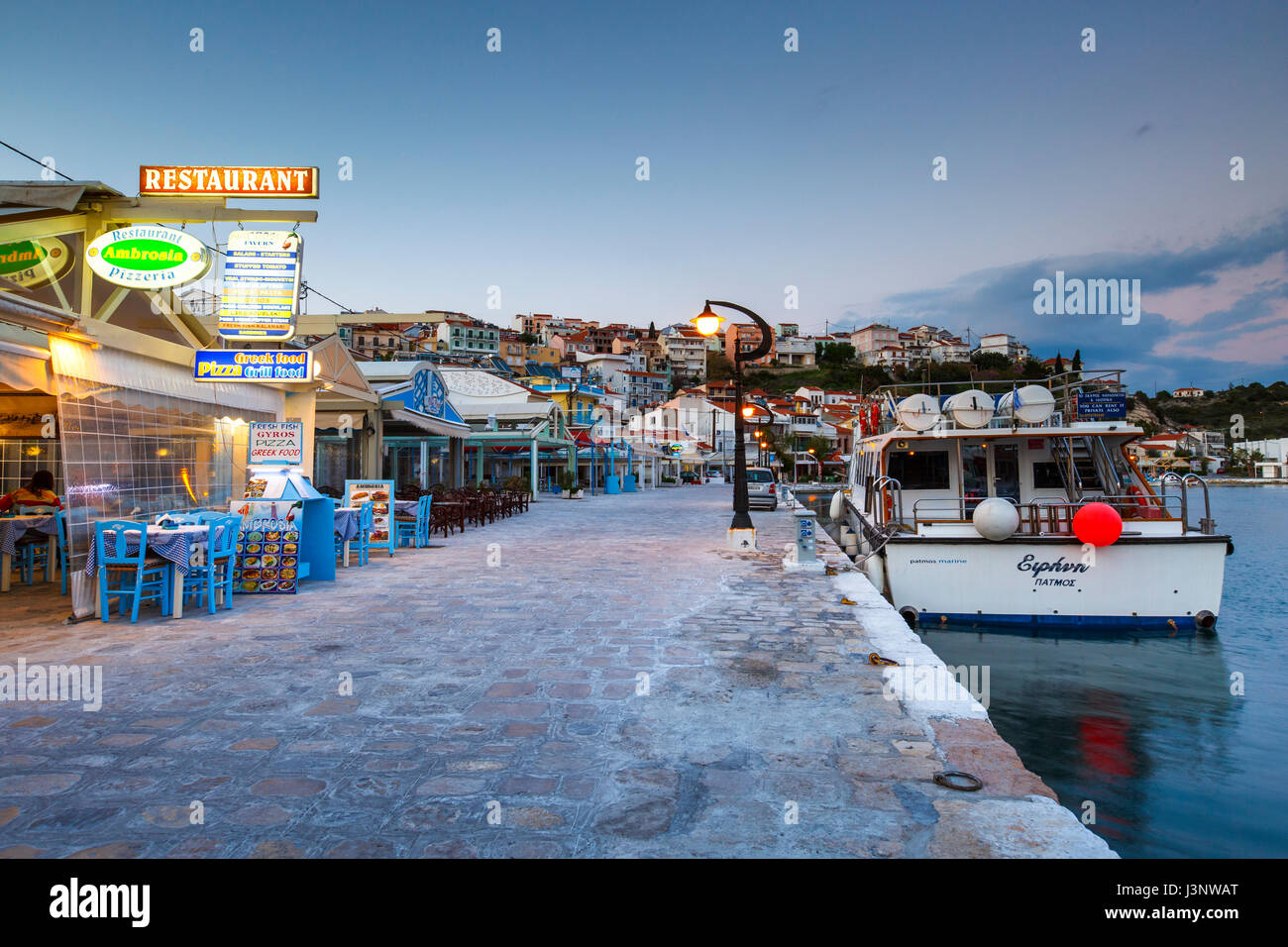 Malerische Pythagorion auf der Insel Samos, Griechenland. Stockfoto