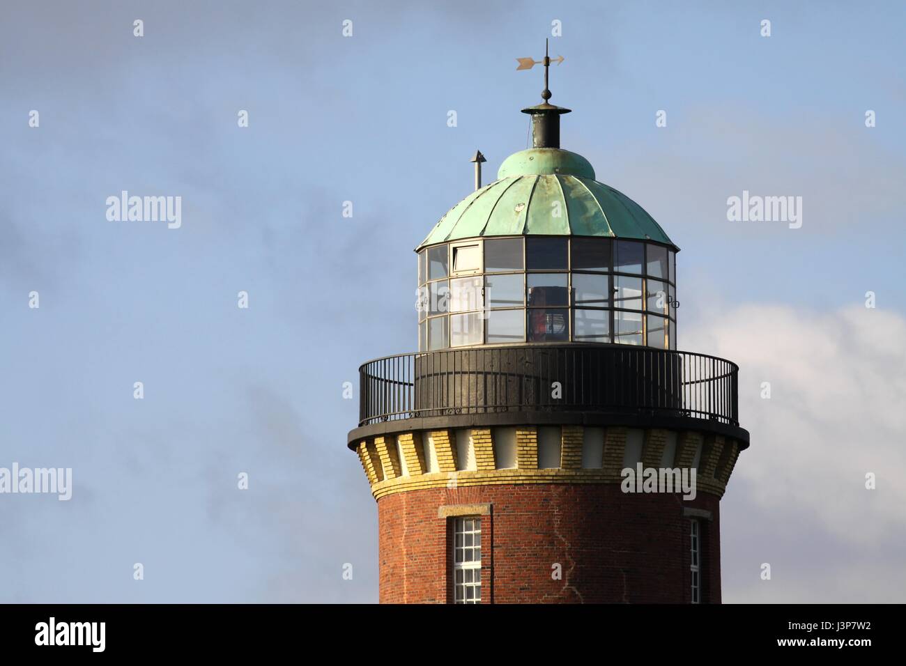 Leuchtturm von Cuxhaven / Deutschland Stockfoto