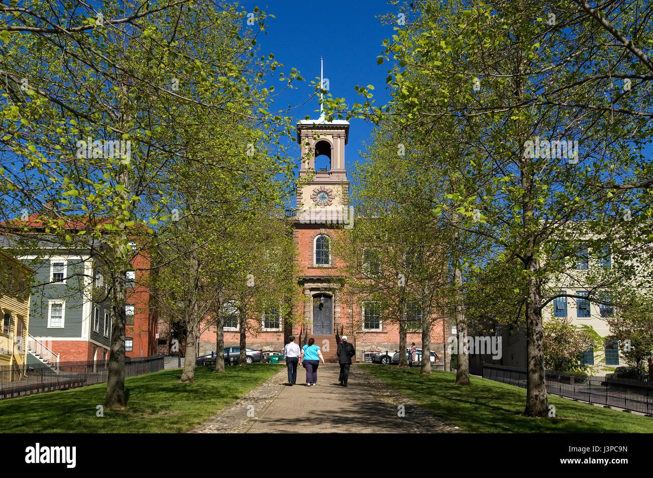 Old State House auf dem College Hill in Providence, Rhode Island, USA. Auch bekannt als Vorsehung sechsten District Court House Stockfoto Old State House auf dem College Hill in Providence, Rhode Island, USA. Auch bekannt als Vorsehung sechsten District Court House Stockfoto