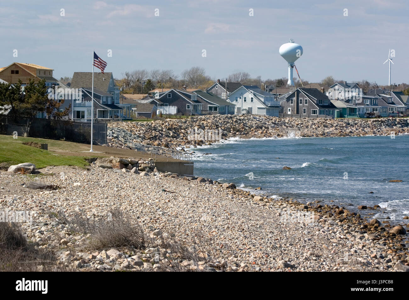 Strand / Küste OfNarraganset, Rhode Island, USA Stockfoto
