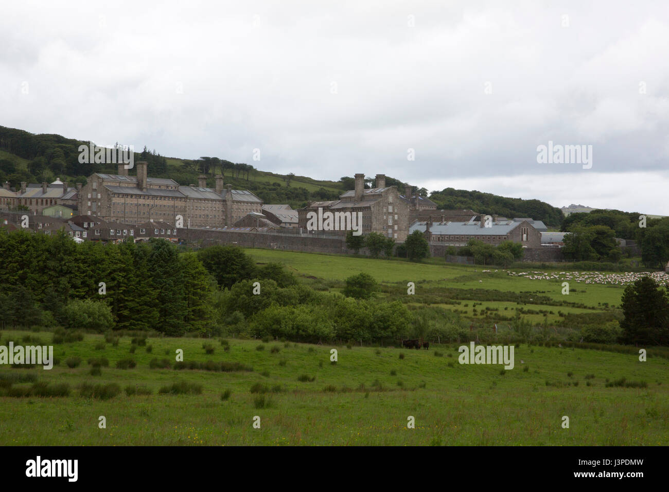 HM Dartmoor Gefängnis, Princetown, Dartmoor National Park, Devon, UK Stockfoto