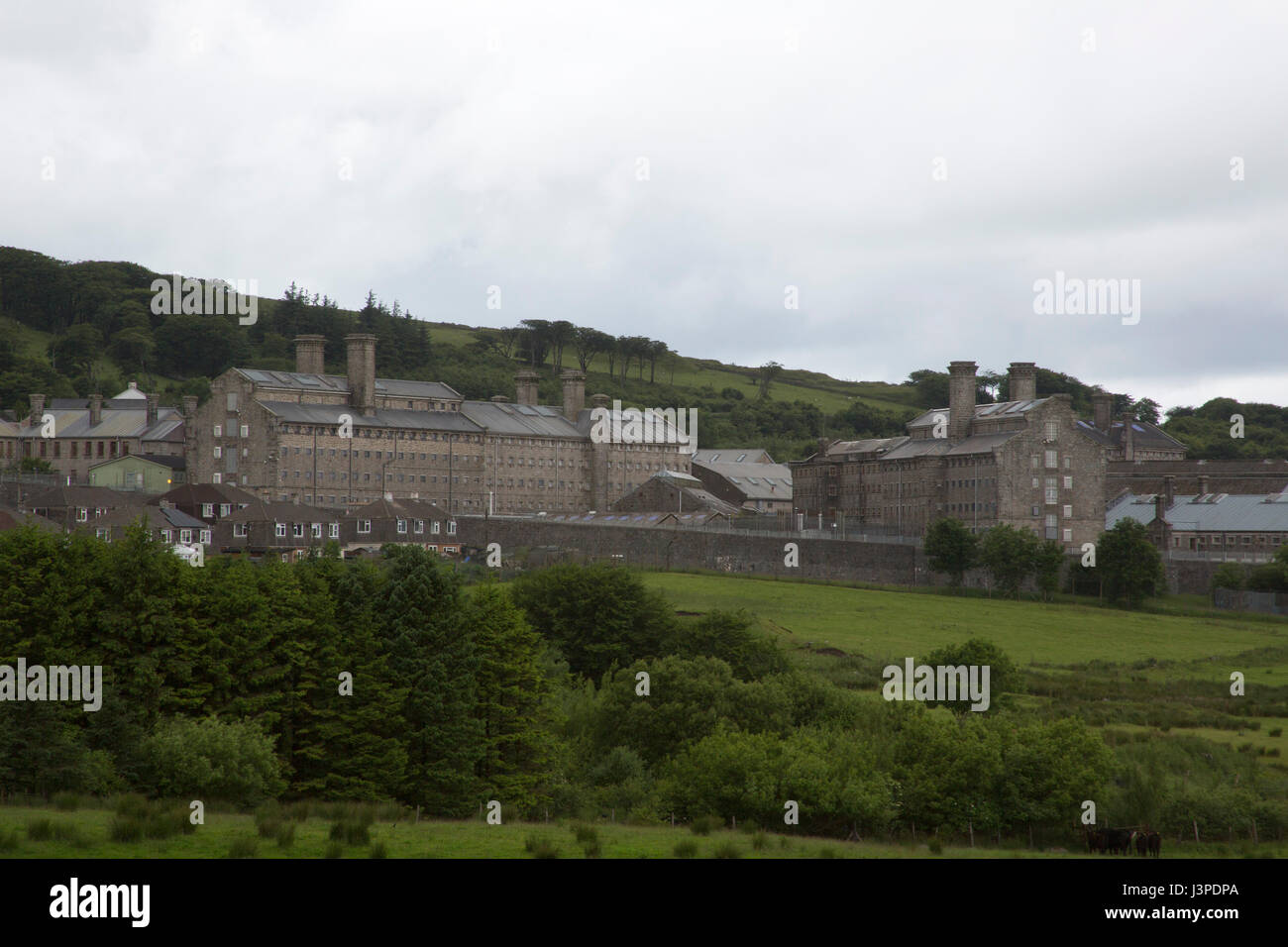 HM Dartmoor Gefängnis, Princetown, Dartmoor National Park, Devon, UK Stockfoto