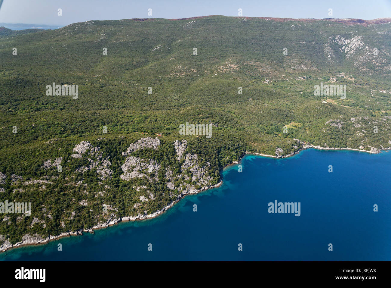 Küste von Peljesac, Kroatien Stockfoto