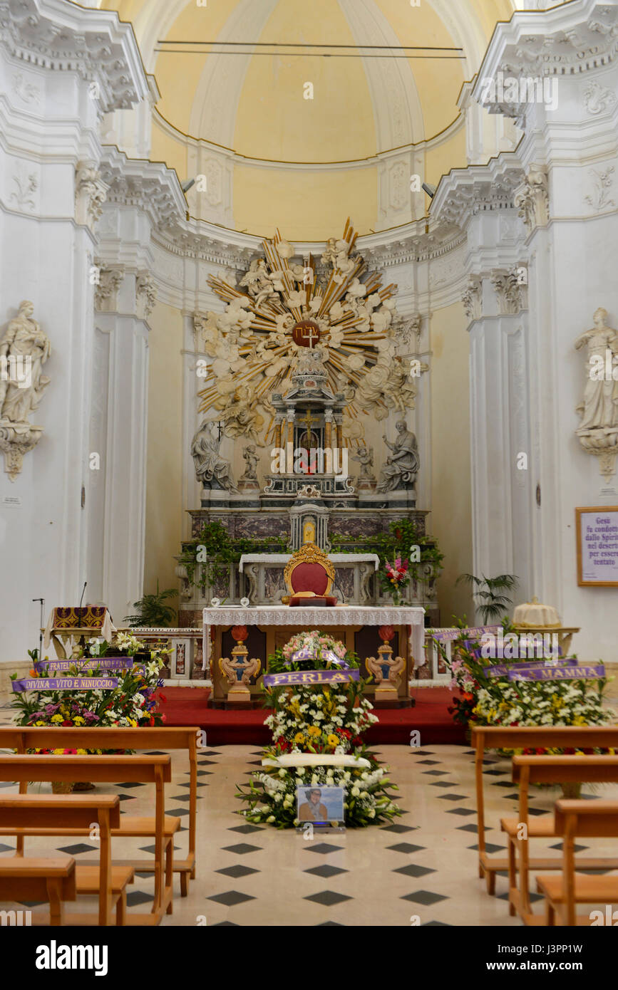 Chiesa di San Carlo al Corso, Noto, Sizilien, Italien Stockfoto