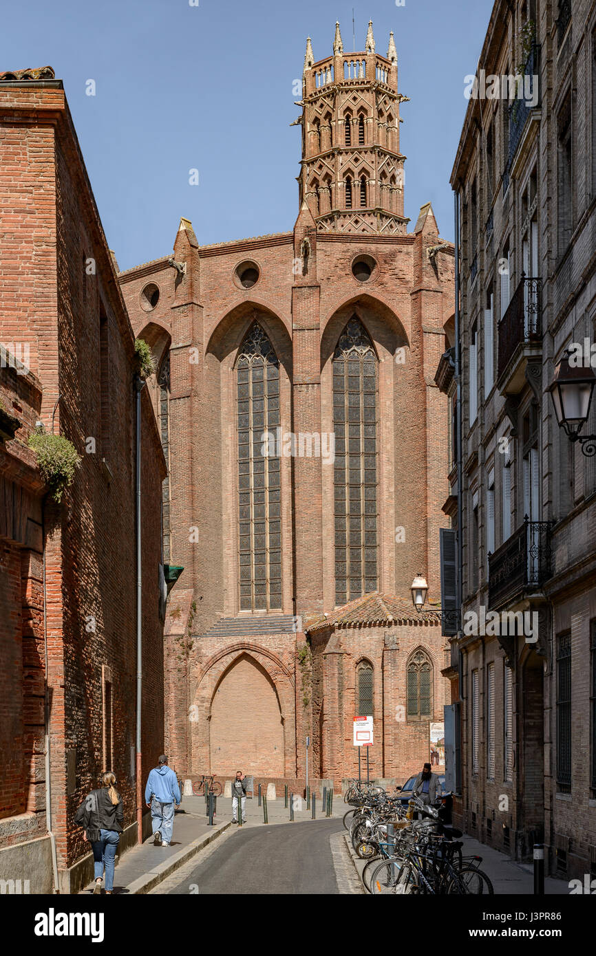 Couvent des Jacobins, Toulouse, Frankreich, Europa. Stockfoto