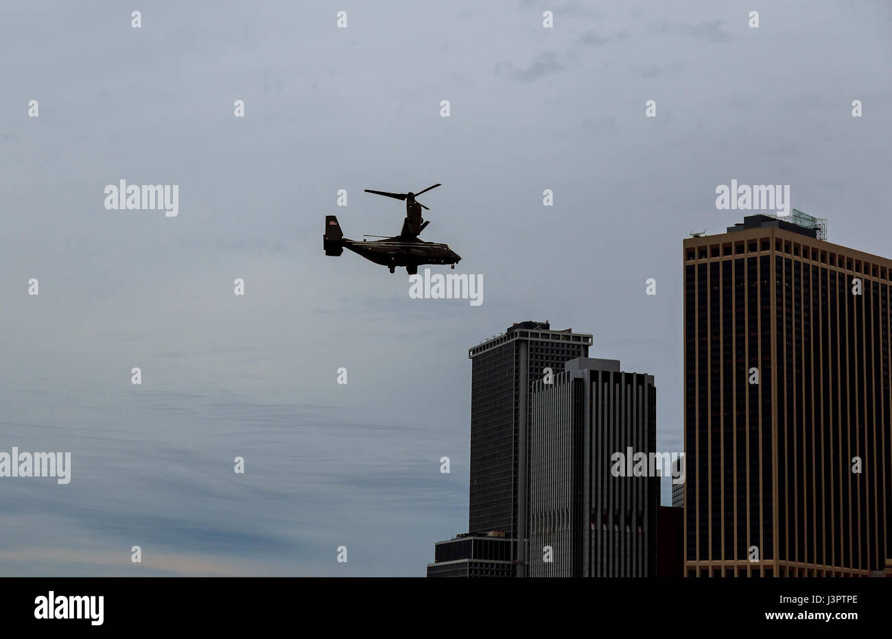 NEW YORK CITY - 4. Mai 2017 New York City Manhattan Marine Hubschrauber Squadron One HMX-1 ist verantwortlich für den Transport des Präsidenten der th Stockfoto