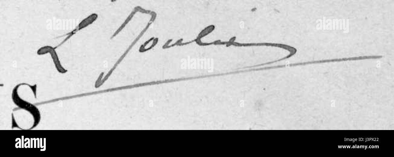 Ein signiertes Werk des Künstlers Joulin, das ihren einzigartigen Stil und ihre künstlerische Signatur zeigt und handwerkliche und künstlerische Identität betont. Stockfoto