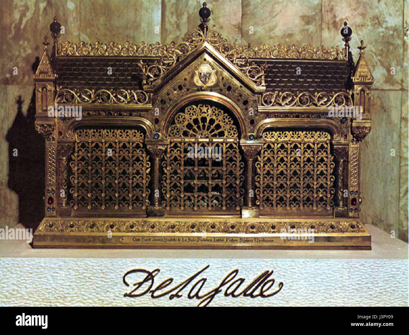 John Baptist De La Salle Reliquien Stockfoto