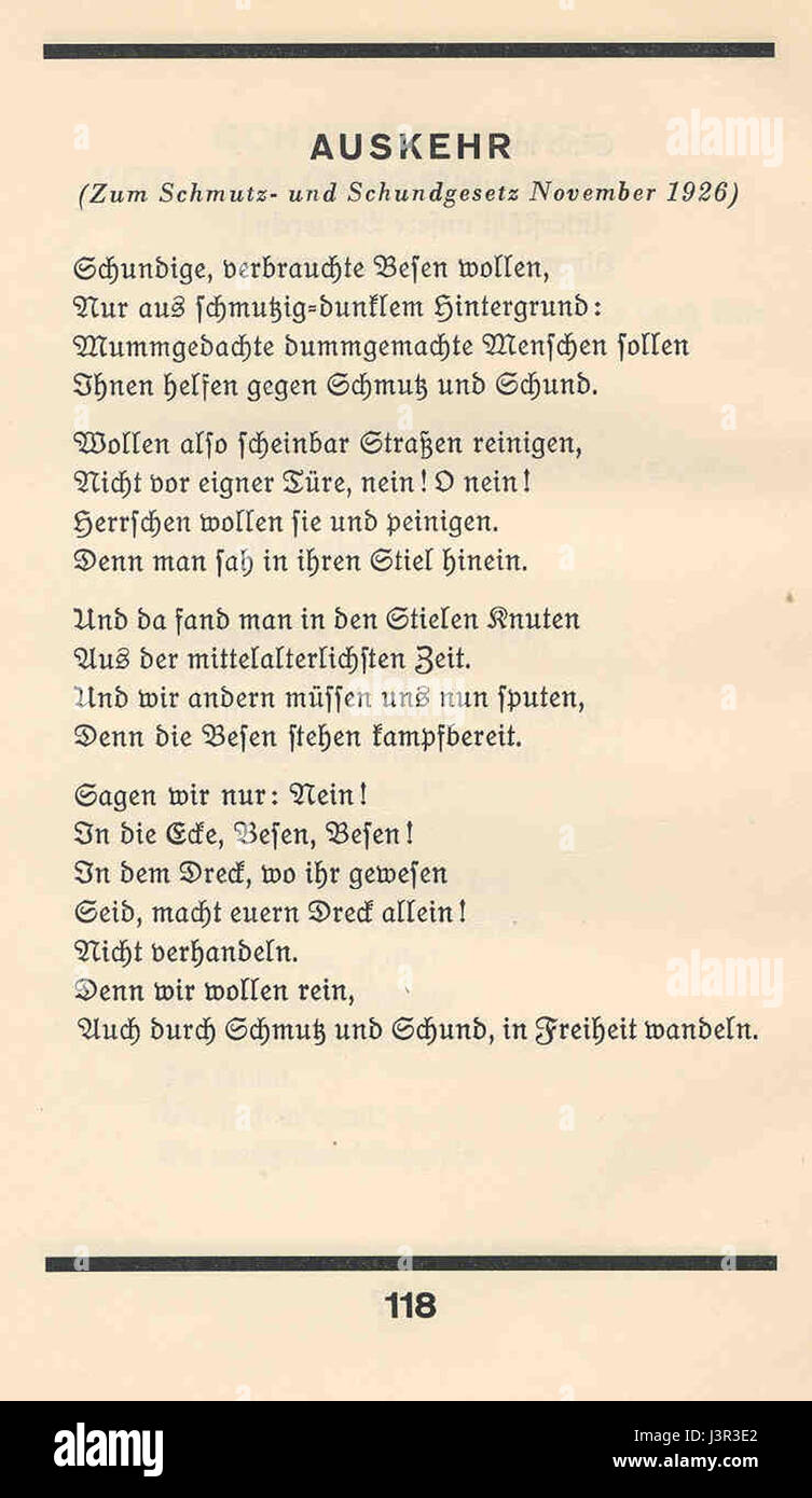 Joachim Ringelnatz Allerdings 118 Stockfoto