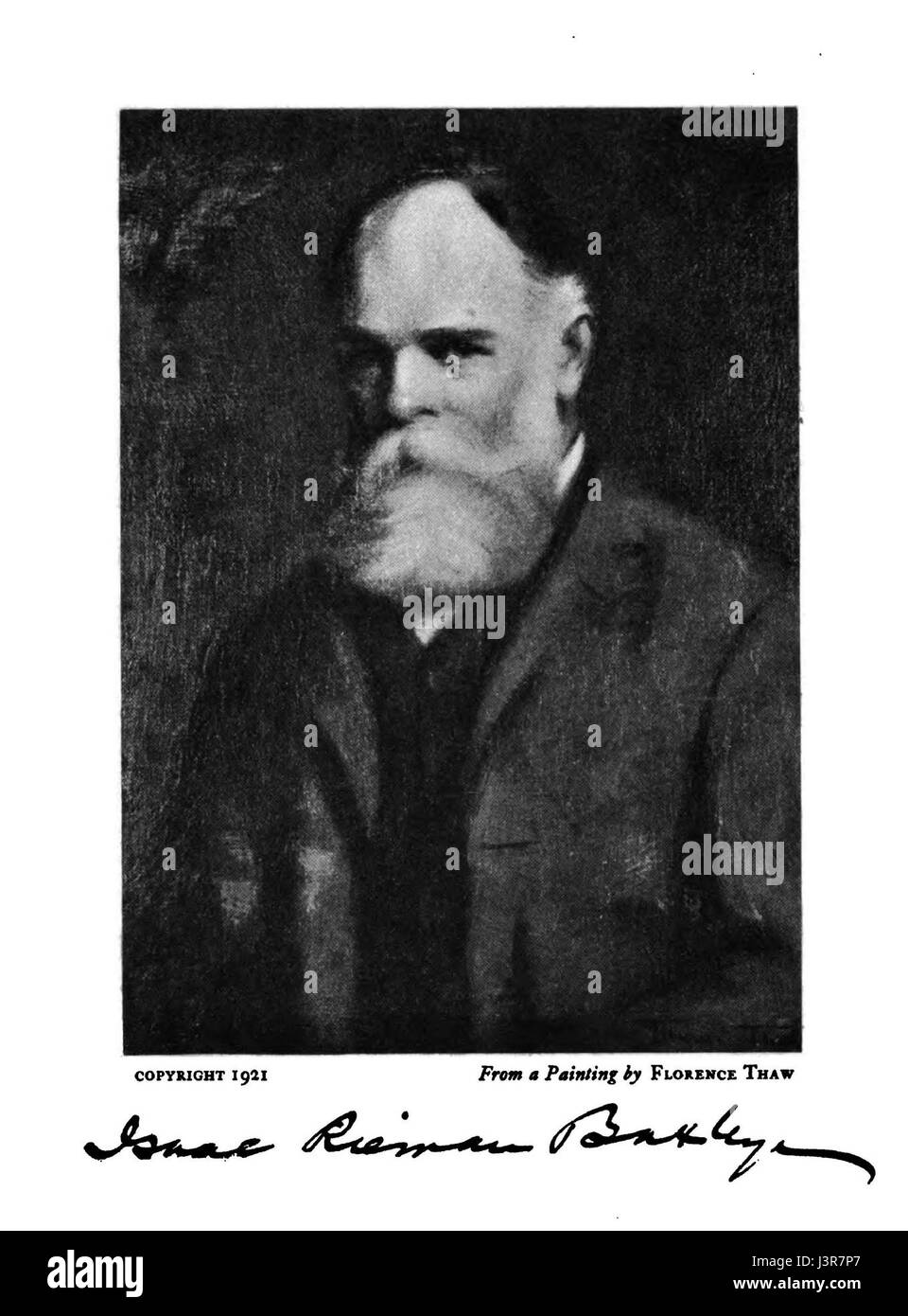 Isaac Riemann Baxley 1921 Stockfoto