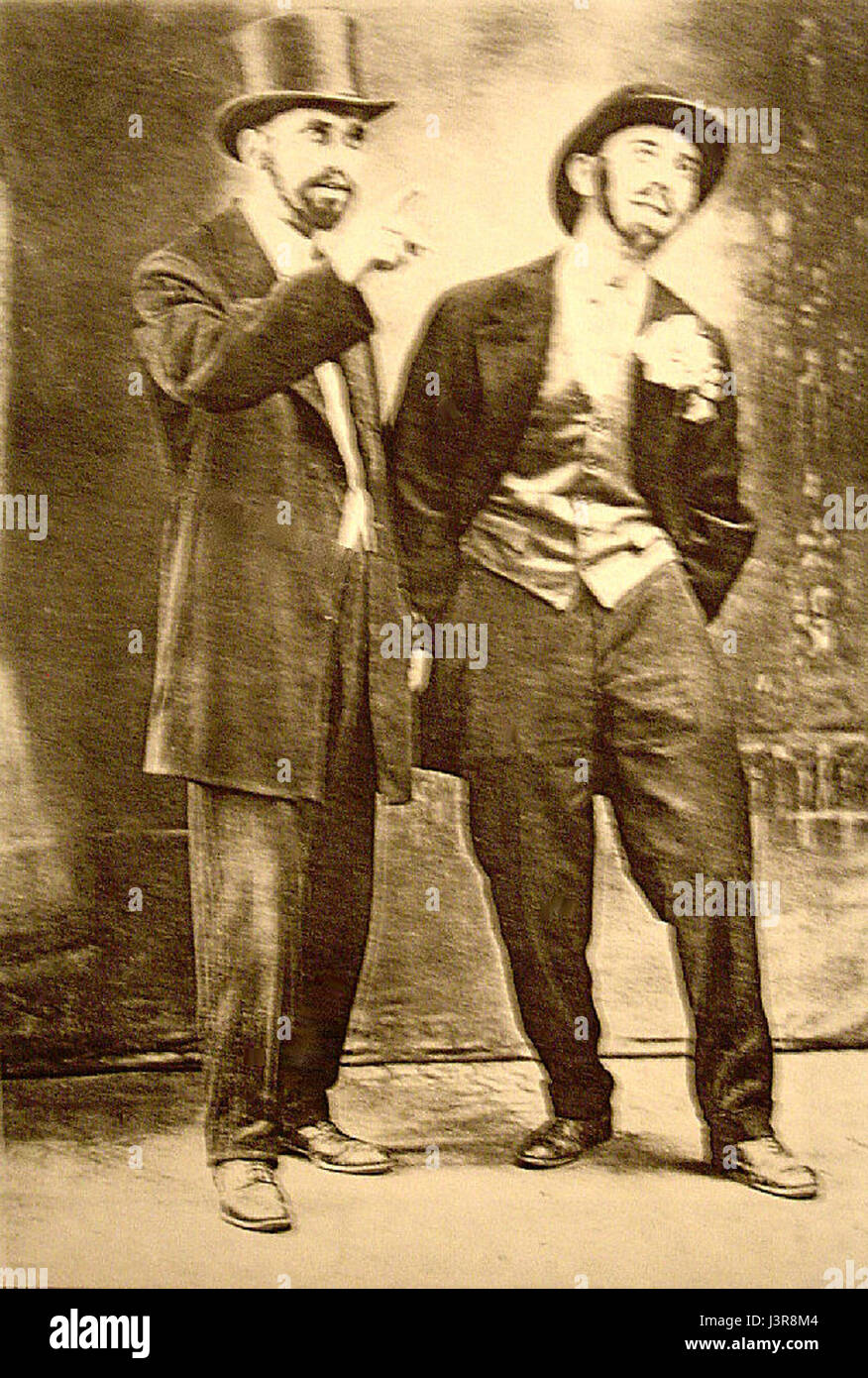 Harry Jordan war eine prominente Figur in der Varieté-Unterhaltung, bekannt für seine Beiträge zu den populären Bühnenaufführungen während des frühen 20. Jahrhunderts. Stockfoto
