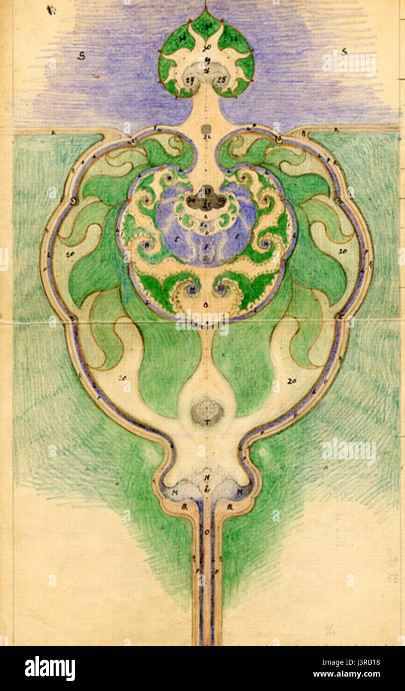 J.L.M. Lauweriks Weltkriegdenkmal Stockfoto