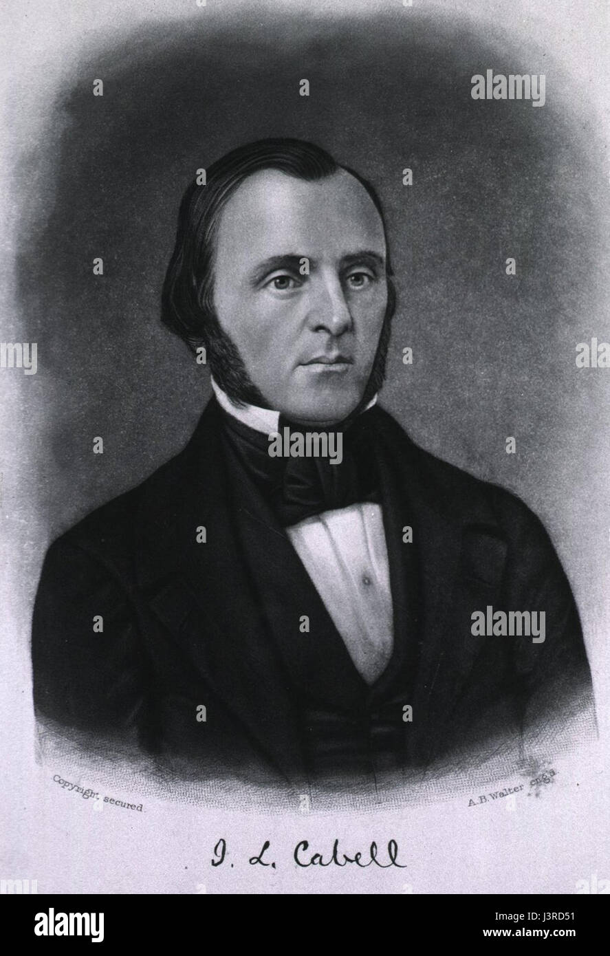 James Lawrence Cabell Stockfoto