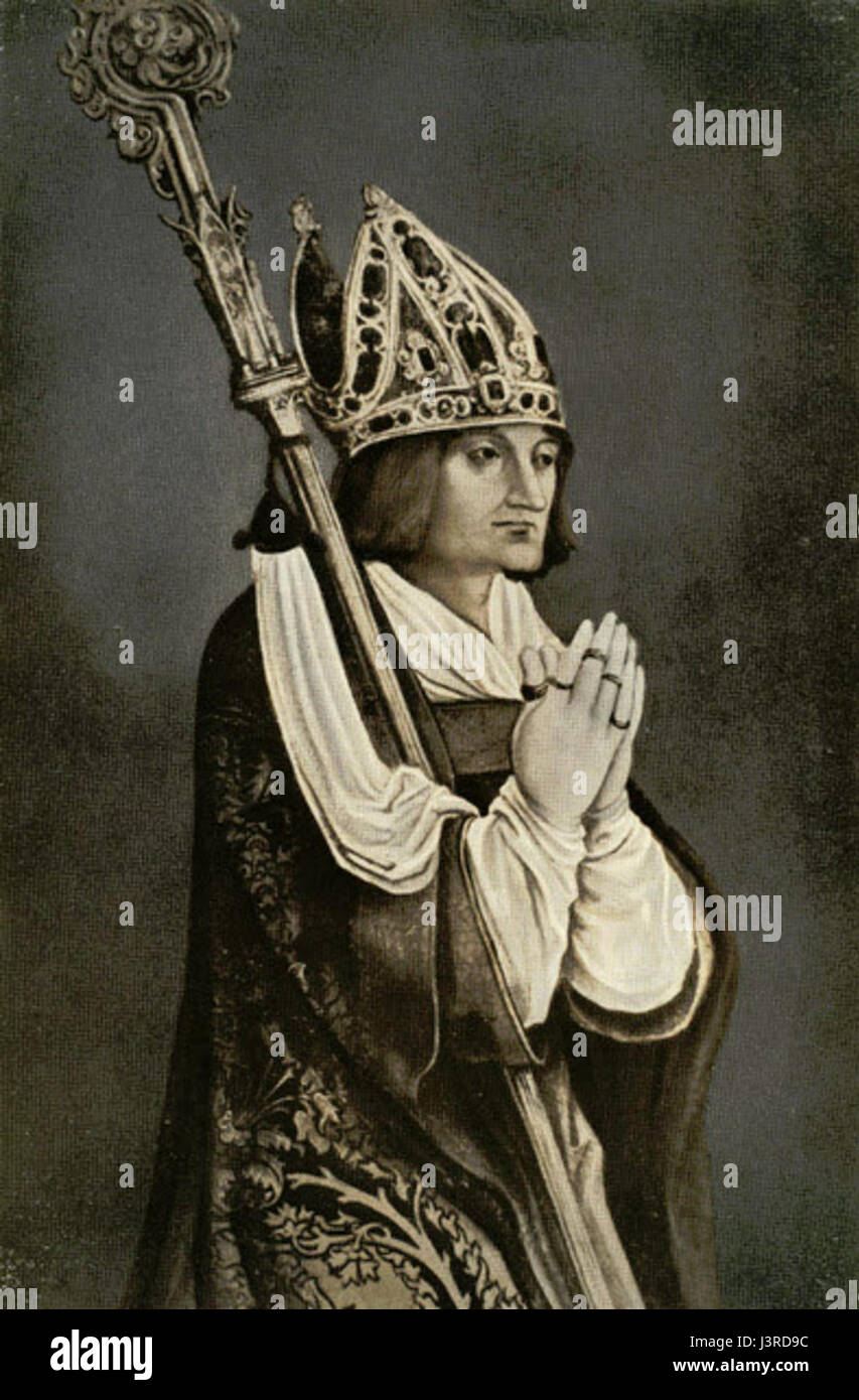 Ein Porträt von Jakob von Baden, einer historischen Figur aus der badischen Region. Stockfoto