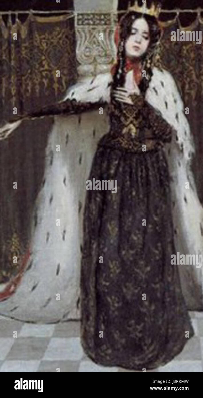 Isabella von Armenien war eine historische Königin, die für ihre Rolle in der mittelalterlichen armenischen Geschichte bekannt war. Ihre Herrschaft ist geprägt von politischer und dynastischer Bedeutung während ihrer Zeit. Stockfoto