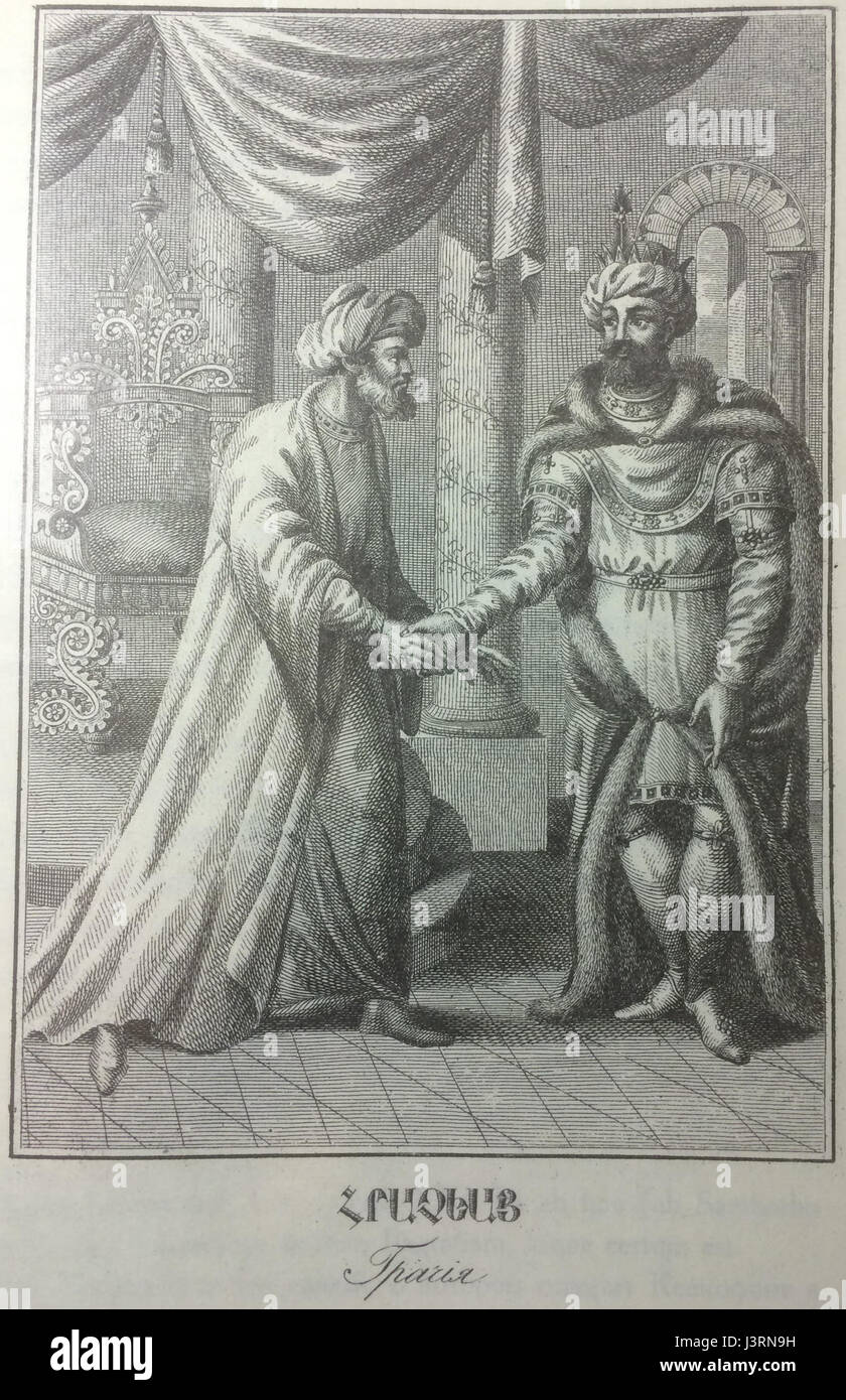 König Hrachya Haykazuni Stockfoto