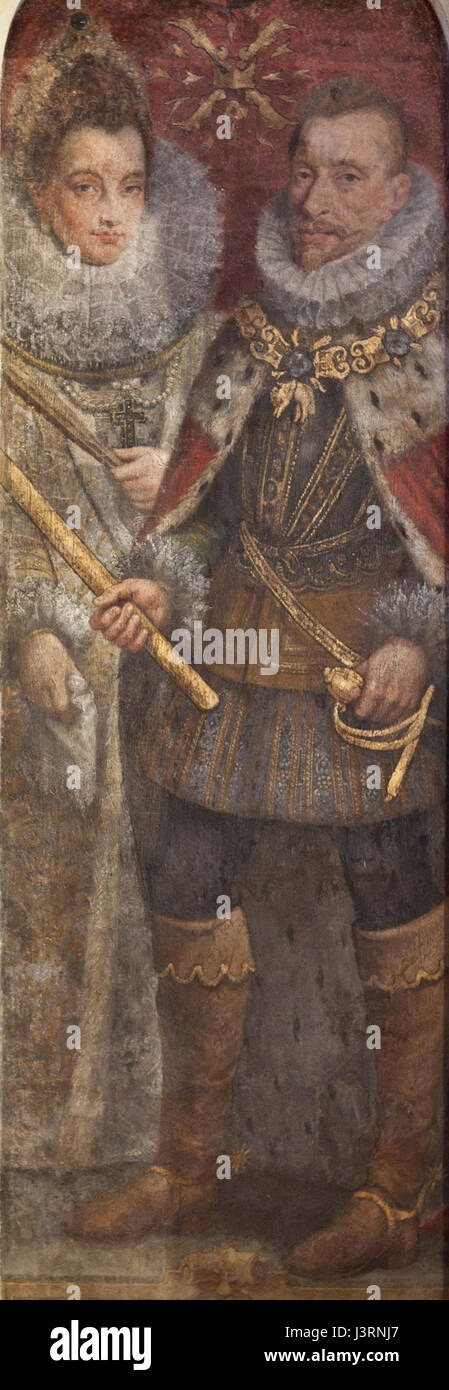 Isabella Clara Eugenia und Albert von Österreich Stockfoto