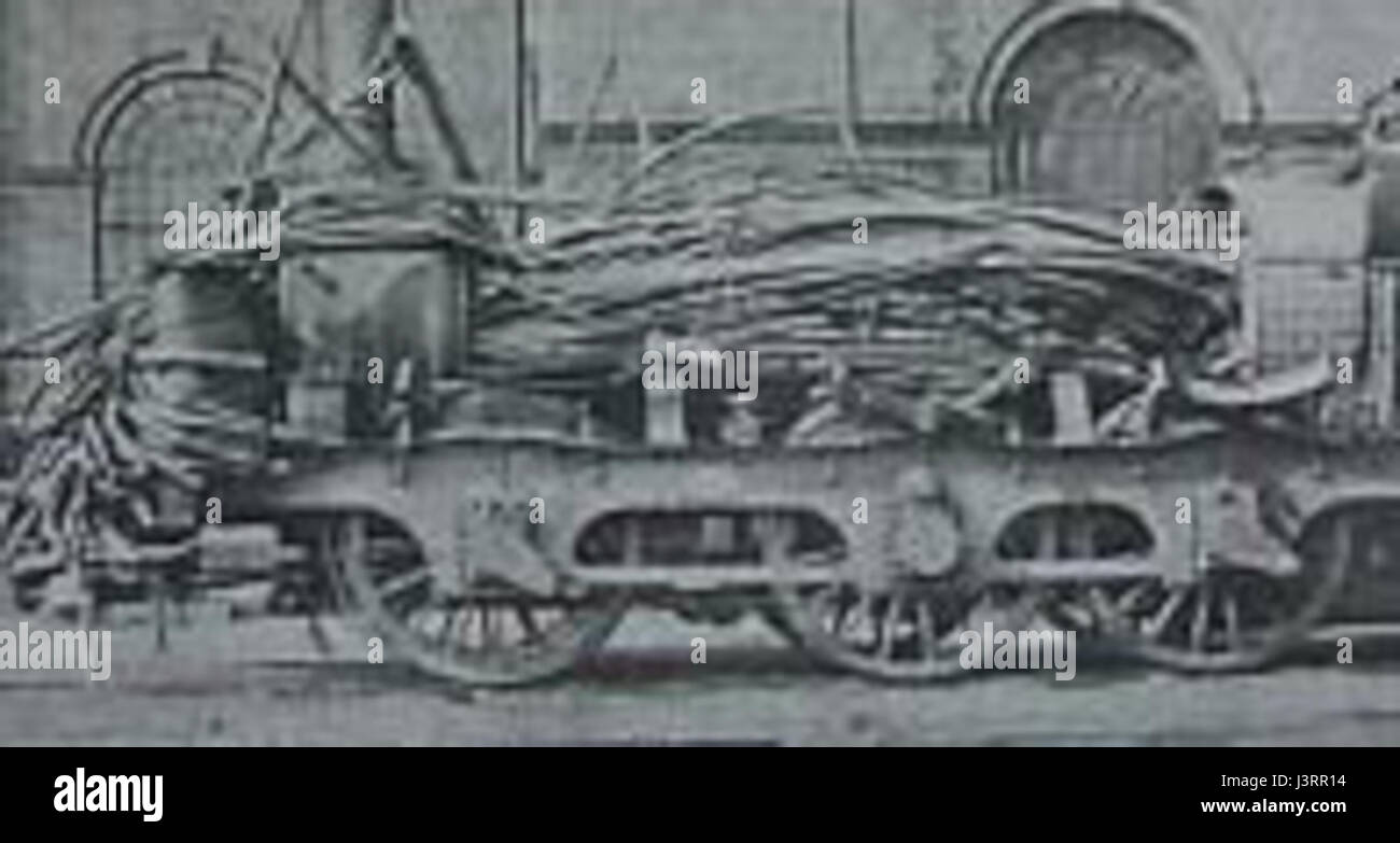 Kesselexplosion Gloucester 1855 Stockfoto